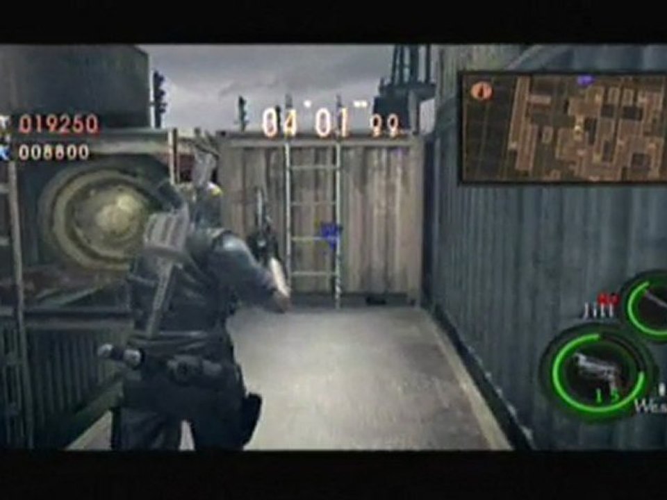 resident evil 5 versus cohetazo a gran distancia