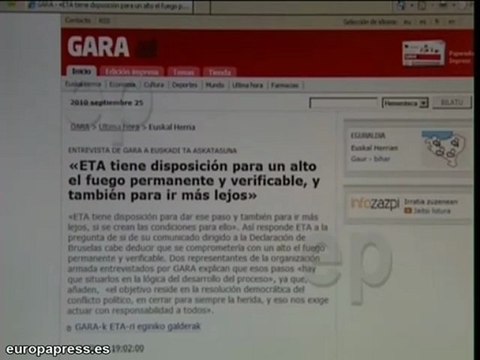 ETA dispuesta a ir más lejos, con condiciones