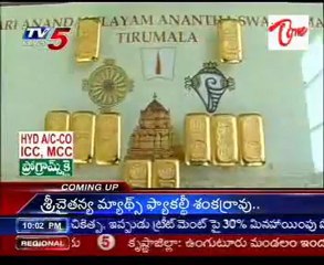 1 kg gold donated to TTD