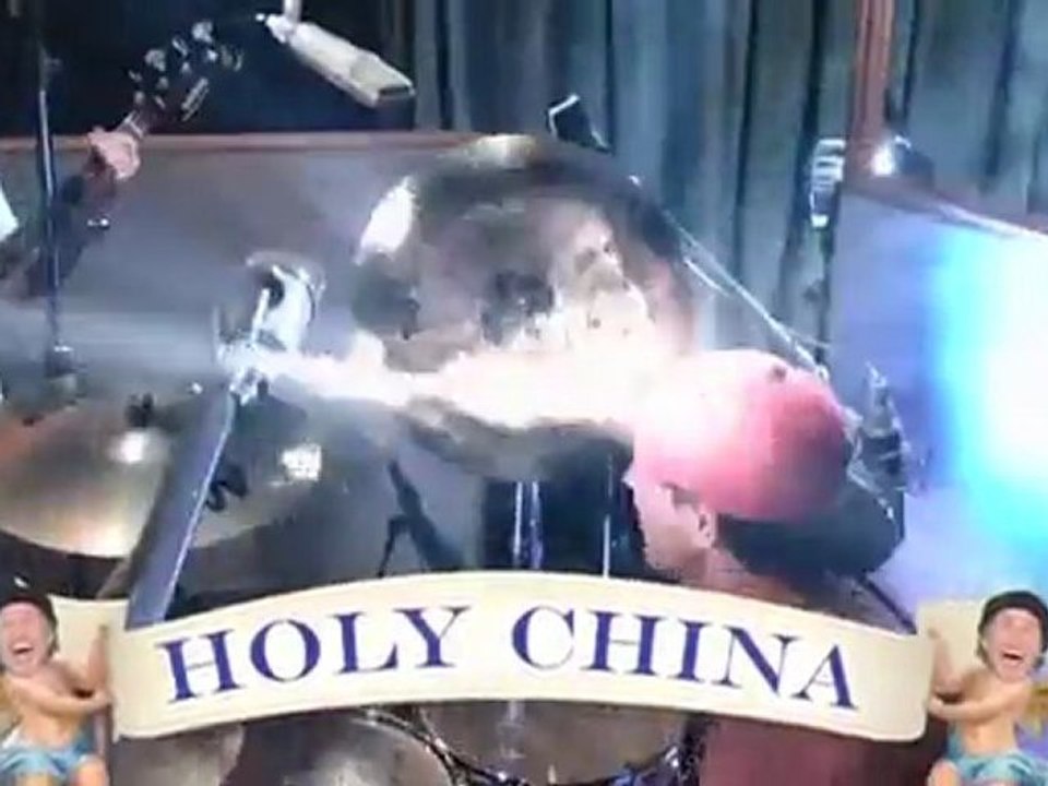 Chad Smith & la Sabian Holy China (La Boite Noire)