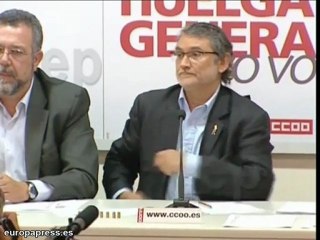 CCOO muestra balas que se les ha escapado a las fuerzas de s