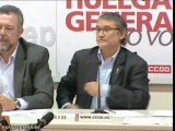 CCOO muestra balas que se les ha escapado a las fuerzas de s