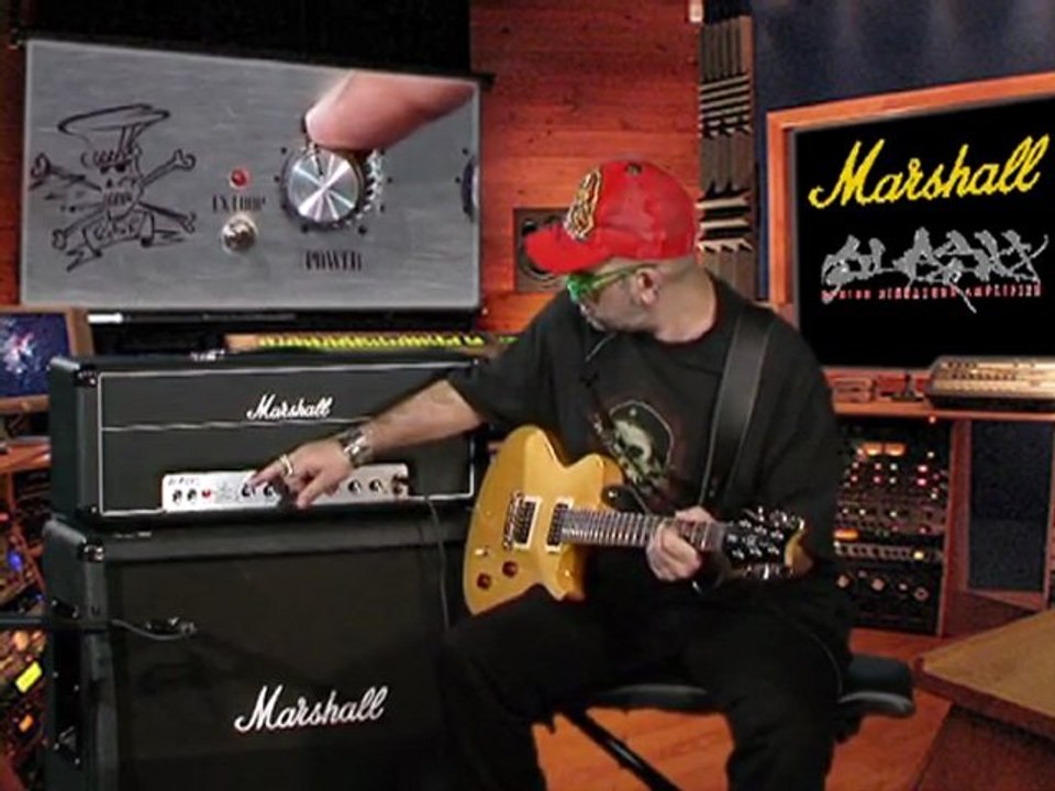 Judge Fredd &  l'ampli de Slash Marshall AFD100 (La Boite Noire)