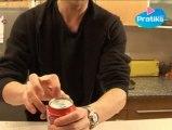 ¿Cómo abrir una lata de coca cola?