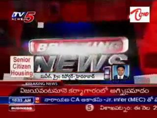 Heavy Fire Accident at VIJAYA Oils Godown_Hyd