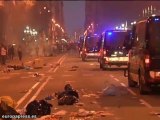 Comercios de Barcelona sufren destrozos durante la huelga
