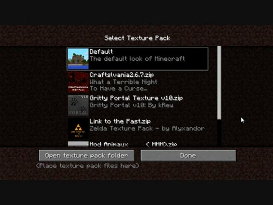 vidéo jeu sur mincraft