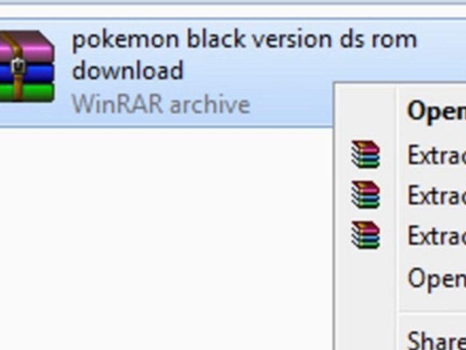 Pokemon Black & White NDS No$GBA Emulator - Full English Download