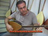 Wengi bağlama kısa sap 40cm. (WENGE)