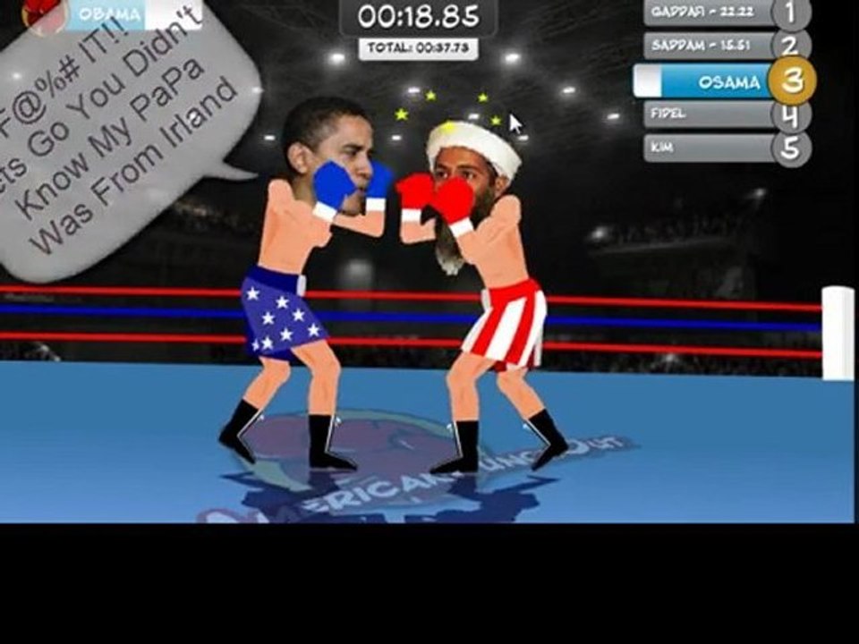 Obama Boxing Osama