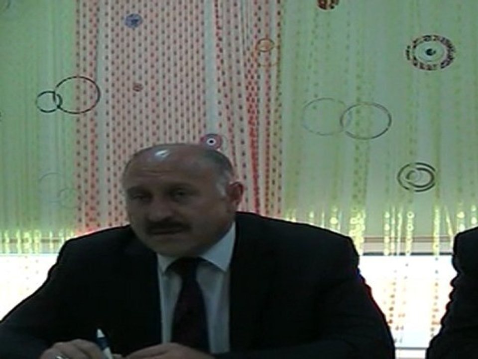 bayburt belediye başkanı H.Ali Polat basın toplantısı  09 haziran  2011