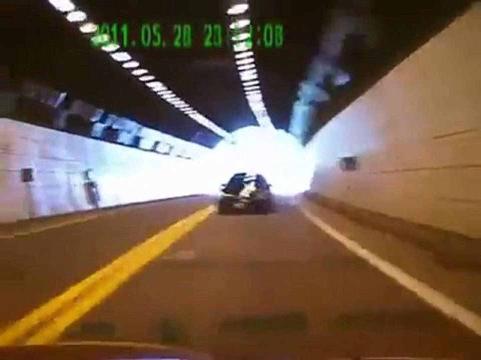 Böse Überraschung im Tunnel