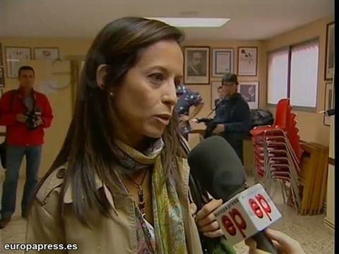 Corredor acude a votar en San Blas