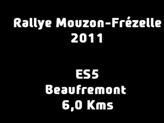 ES5 Rallye Mouzon-Frézelle 2011 (Beaufremont)