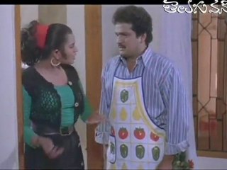 Romantic Comedy Between Indraja and Rajendra Prasad