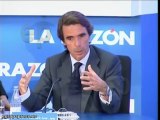 Aznar apuesta por reforzar la ley de partidos