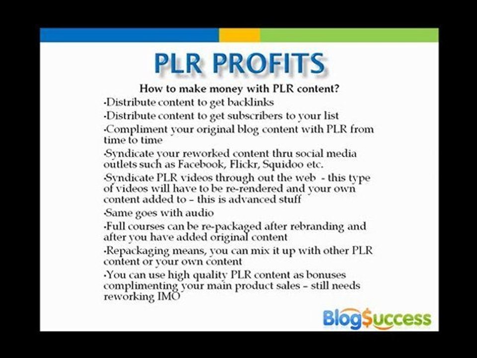 PLR Webinar Weeks 2 and 3 Replay
