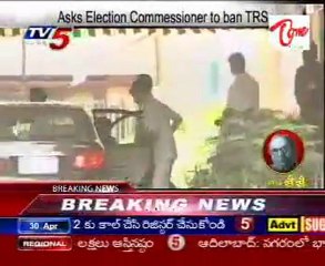 Vijayawada MP Lagadapati complaints on TRS president