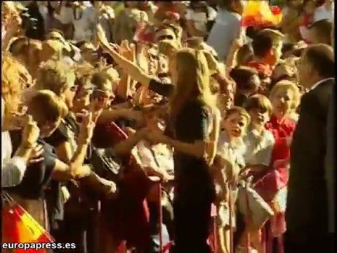 Los príncipes de Asturias visitan Medina del Campo