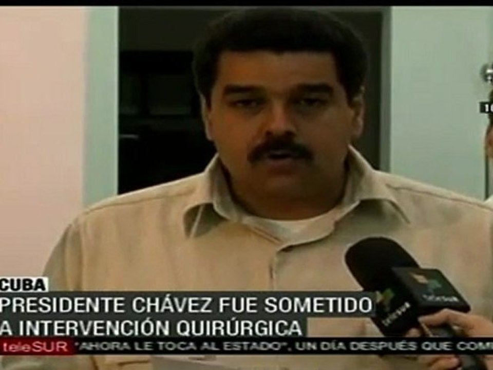 Chávez sometido a intervención quirúrgica