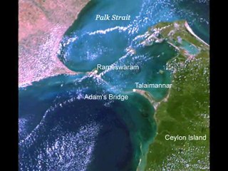 Adam Bridge in Rameswaram