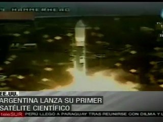 Argentina lanza su primer satélite científico