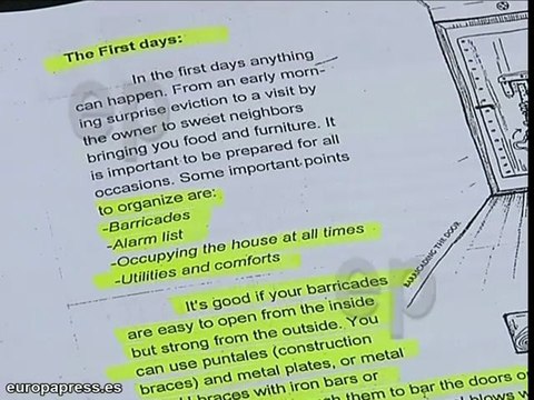'Okupas' distribuyen manual para okupar