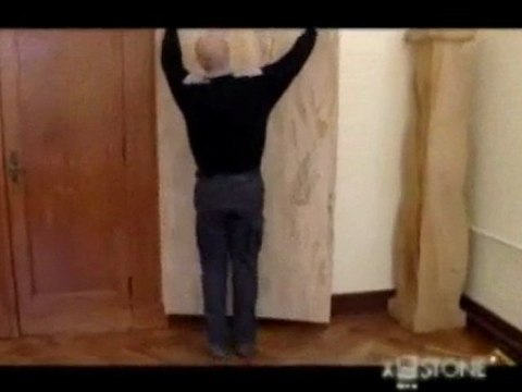 Poser du Papier Peint Facilement Aspect Pierre