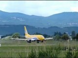 Take off Boeing 737-300 Runway 26 - Clermont-Ferrand