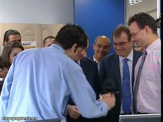 Gallardón visita 'Vivero de Empresas de Vicálvaro'