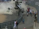 24H du Mans 2011 Massive crash Mcnish