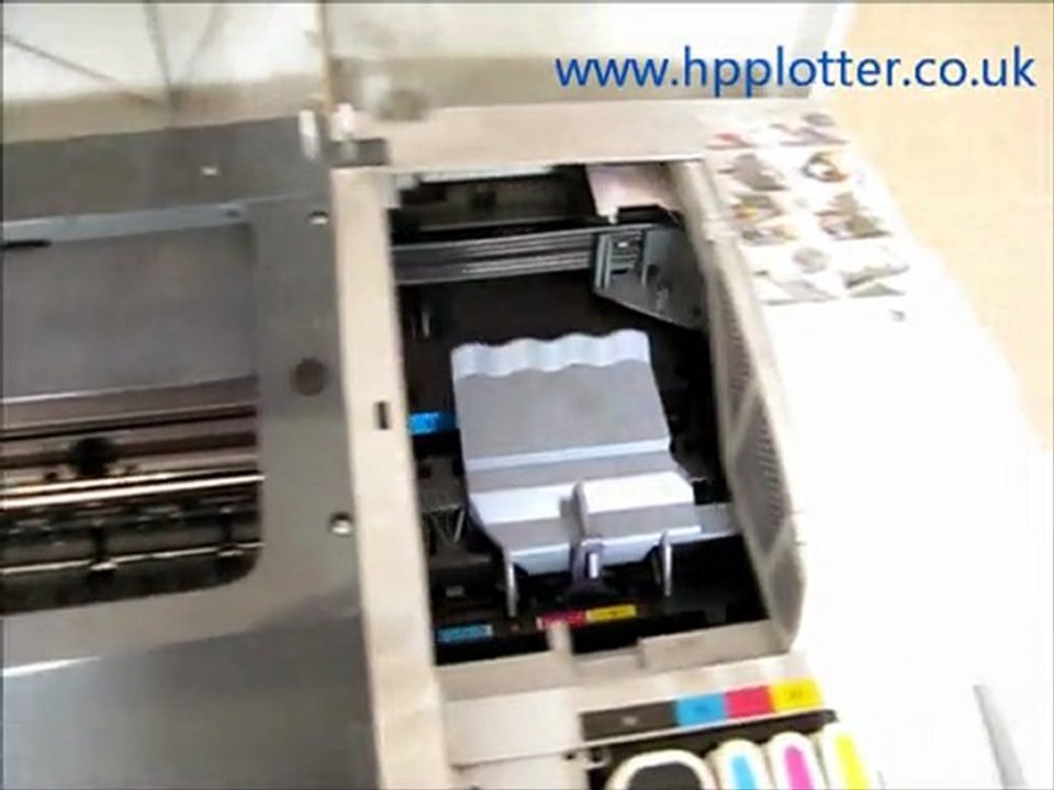 DesignJet 100 correct start up sequence