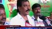 MLA escapes getting burnt at Praja Patham