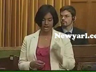 கனேடிய பாராளுமன்றில் ராதிகா தமிழிழ் கன்னி உரை