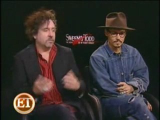 Интервью во время промо "Суини Тодда"