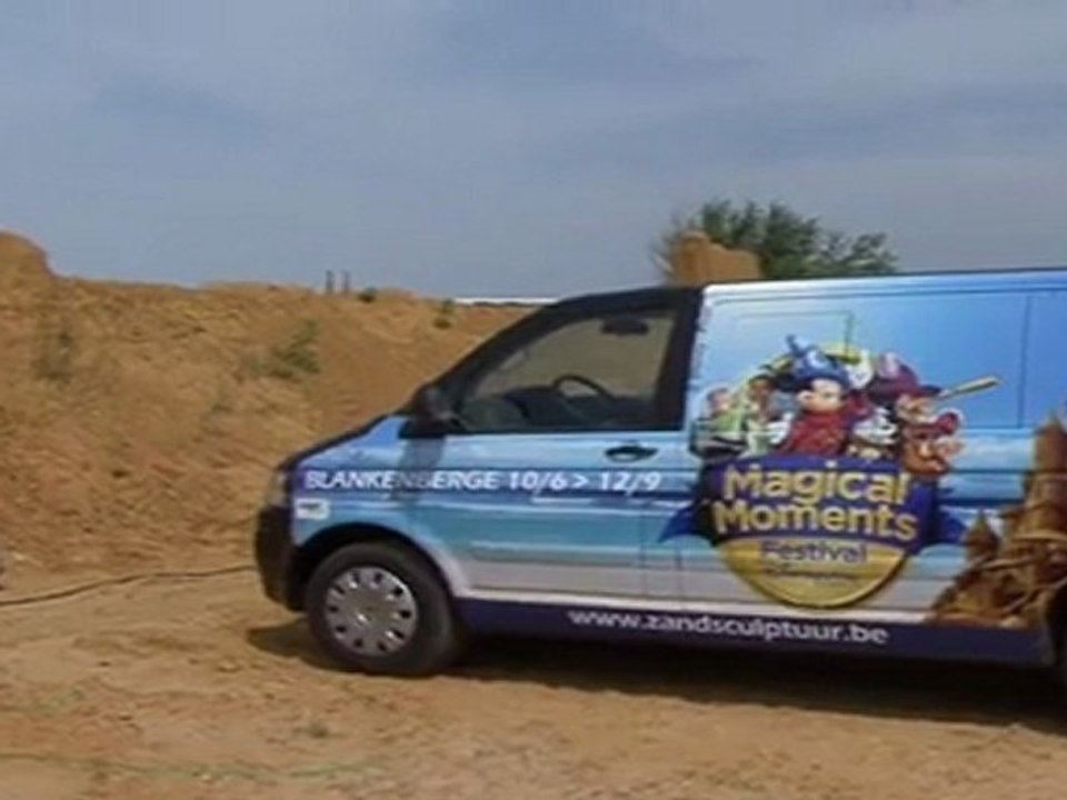 Magical Moments from Disneyland Paris in Sand Sculptures 2011 - Zandsculptuurfestival Blankenberge