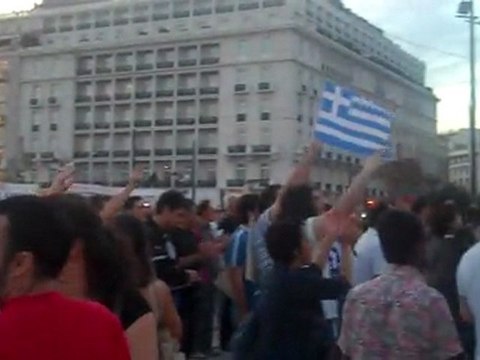 Αγανακτισμένοι στο Σύνταγμα 18η ημέρα