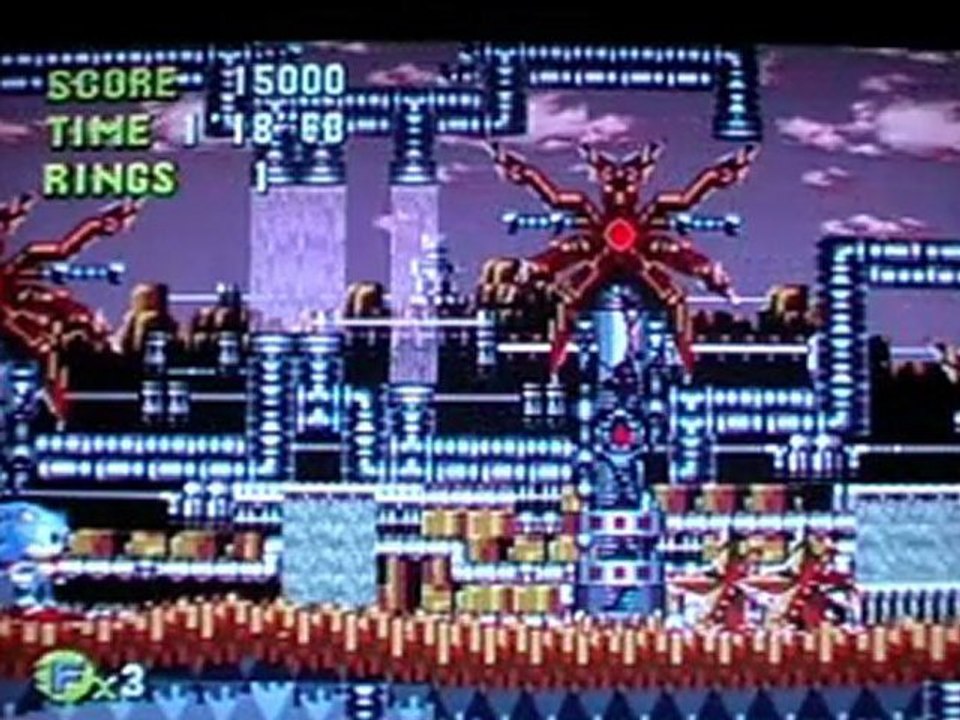 Aperçu Sonic CD ( mega CD, Gamecube)