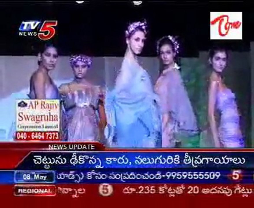 physically handicapped persons doing fashion show - NIFT