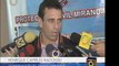 Capriles Radonski exige se informe sobre situación eléctrica