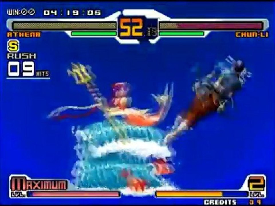 SVC Chaos  SNK Vs Capcom - Athena Playthrough