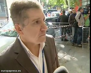 Protesta de los militares frente al ministerio de Defensa