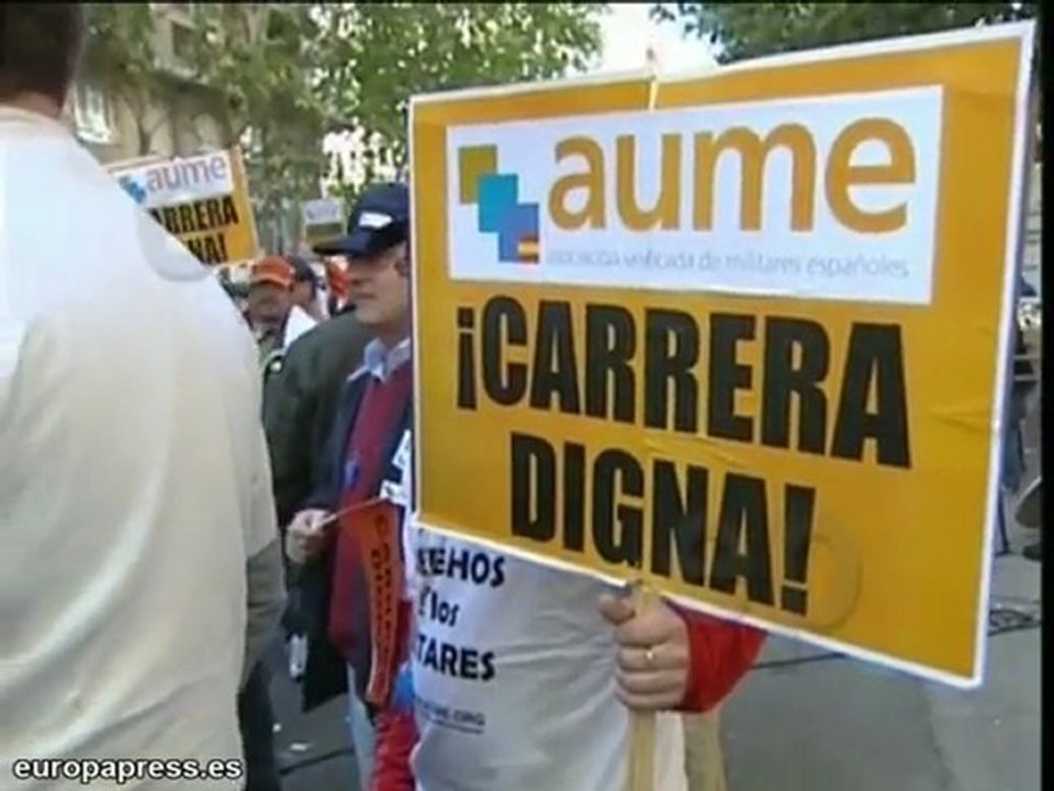 Protesta de la Asociación Unificada de Militares
