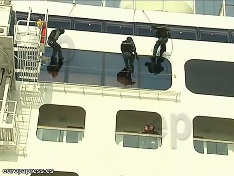 Despliegue de fuerzas en el simulacro de atentado terrorista