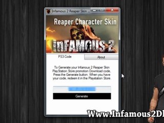 How to Unlock Infamous 2 Reaper Skin dlc Free