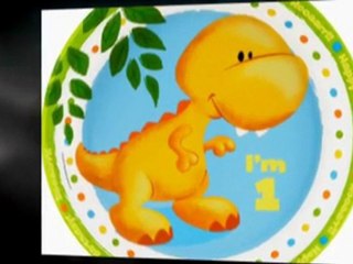 Little Dinosaur Party Decor for Boy's First Birthday