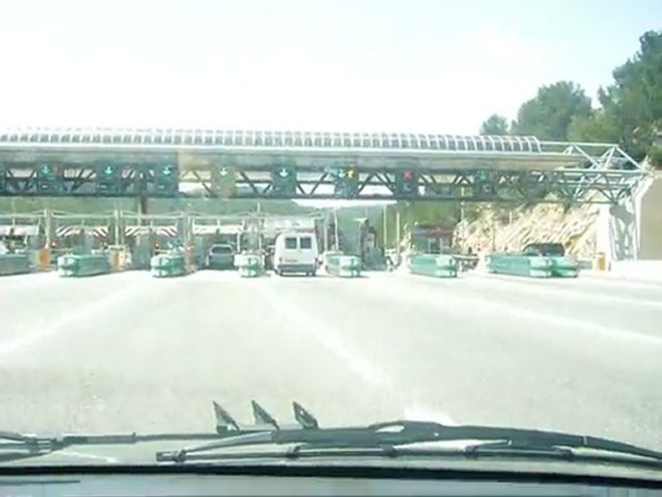 en route vers marseille