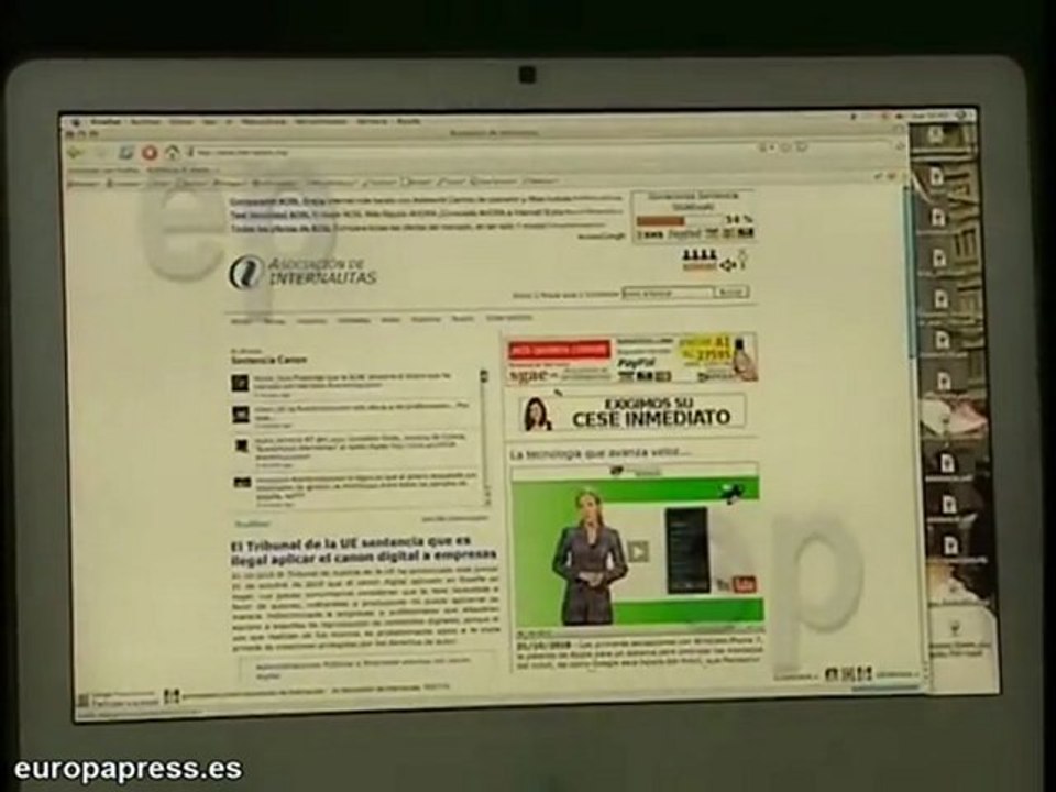 Internautas, satisfechos con sentencia sobre canon