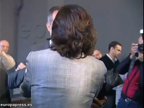 Rosa Aguilar y José Antonio Griñán en Sevilla.