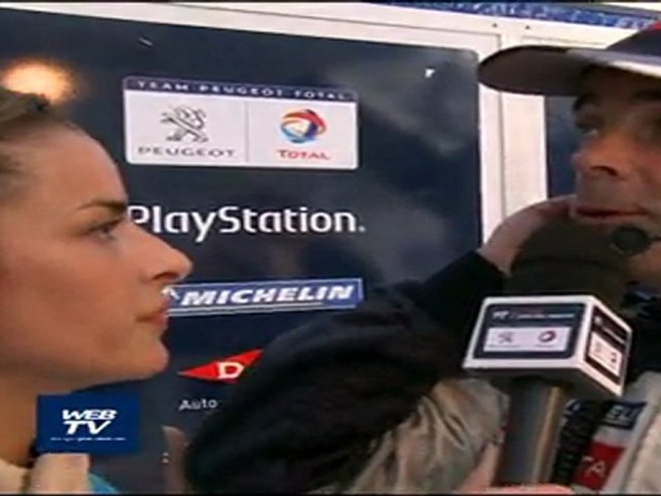Peugeot 24H du Mans : Interview Patrice Lacour dans les stands